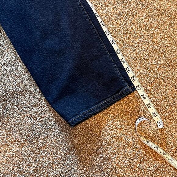 Chaps Womens' Daniella Curvy Straight Leg Slimming Fit Denim Jeans Size 12 - Picture 6 of 8